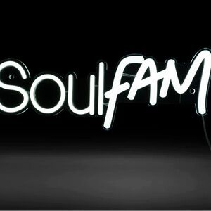 SoulCycle Neon Sign in White